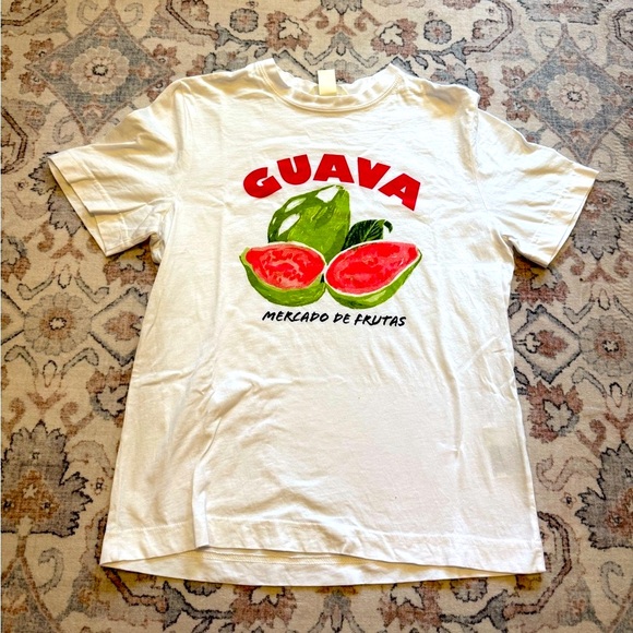 H&M White Graphic T-Shirt - Picture 1 of 4